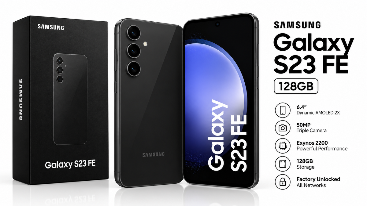 Samsung Galaxy S23 FE 128GB –– Brand New & Unlocked